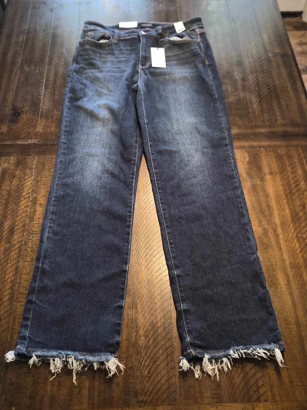 Judy Blue Jeans Womens 15/32 (33x32) Blue High Waist Straight Stretch NWT G954